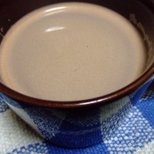 ココアコーヒーシナモン豆乳ドリンク